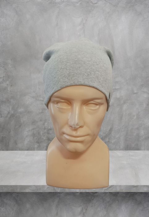Męska/Unisex szara czapka Moraj typu beanie – bawełna!