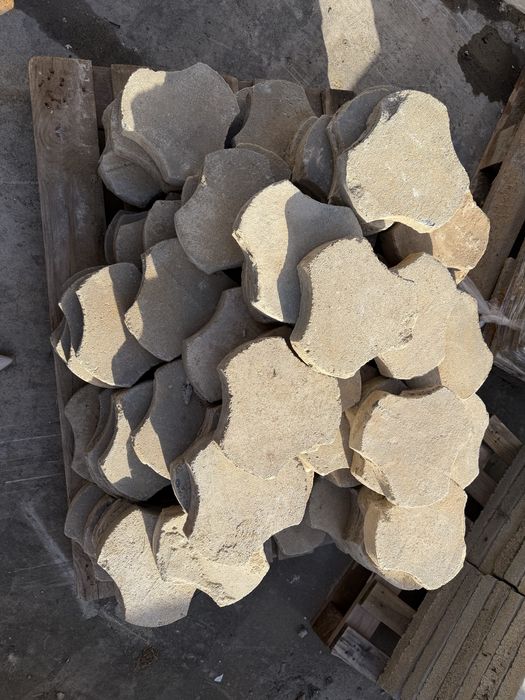 Palete de mosaicos em cimento