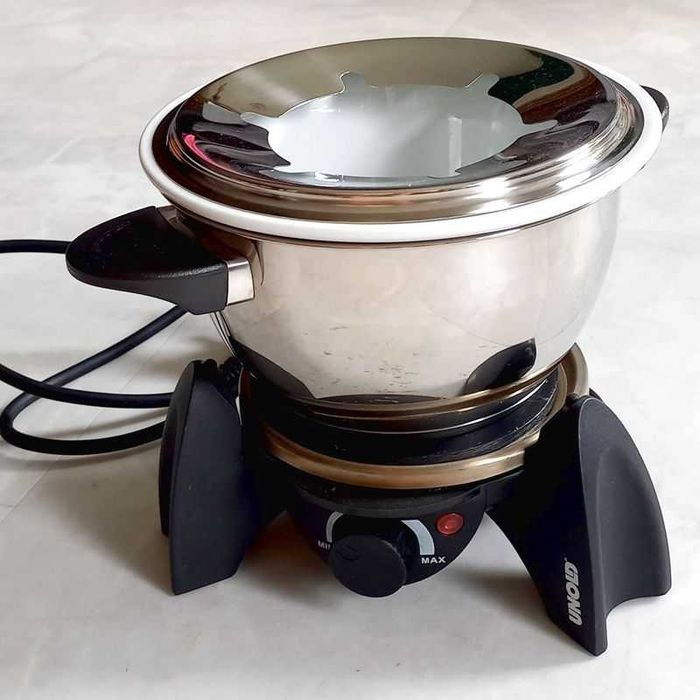 Fondue Unold Electric, 500 W, Inox/Black zestaw