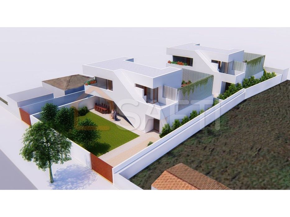 Moradia de 1º Andar, Arquitetura moderna V4, e piscina no centro de...