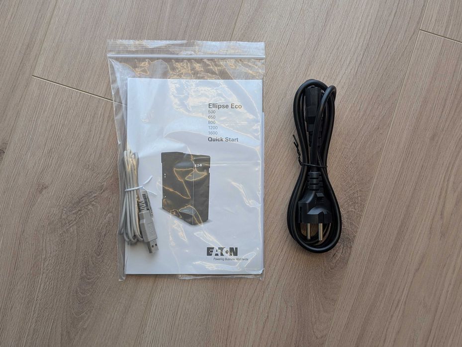 UPS Eaton Ellipse ECO USB DIN, 800 VA, 500 W (without battery)64354225101441124