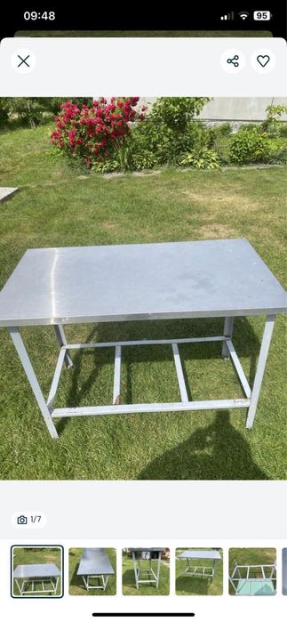 Стіл з нержавійки