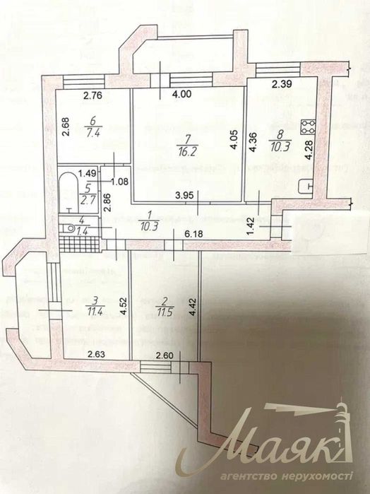Продаж 4кмн квартири ЖК Правий