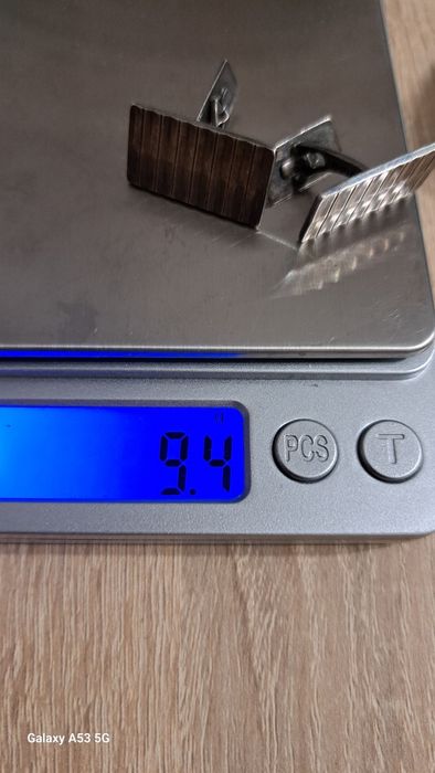 Srebrne spinki do mankietów 925 OKAZJA