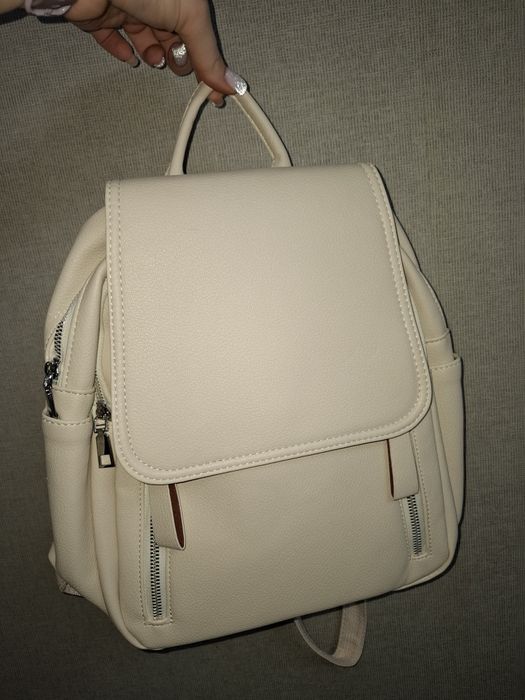 Рюкзак новий бежевий