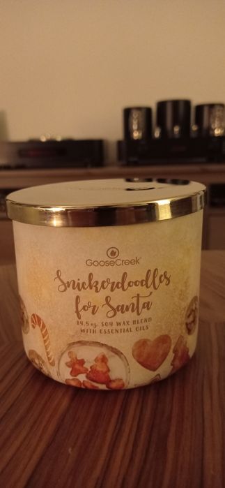 Amerykańska Świeca Tumbler Snickerdoodles for Santa Goose Creek Candle