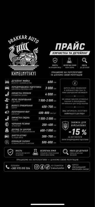 ХІМЧИСТКА АВТО |підготовка до продажу |  Предпродажка | Детейлінг авто
