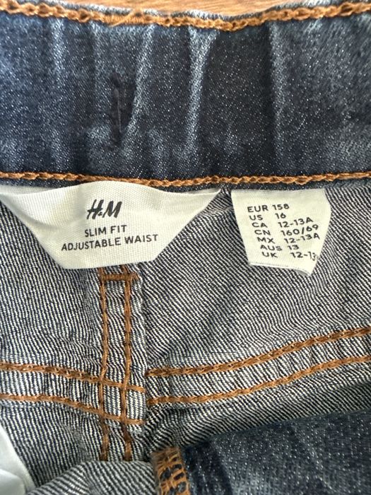 Spodnie Jeansowe Slim chłopięce HM 158