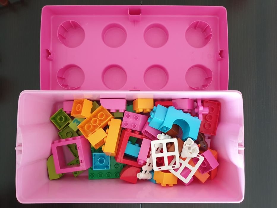 Lego duplo 10571 różowe pudło klocków