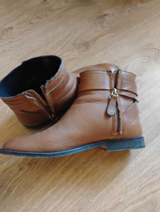 botki skórzane r. 39