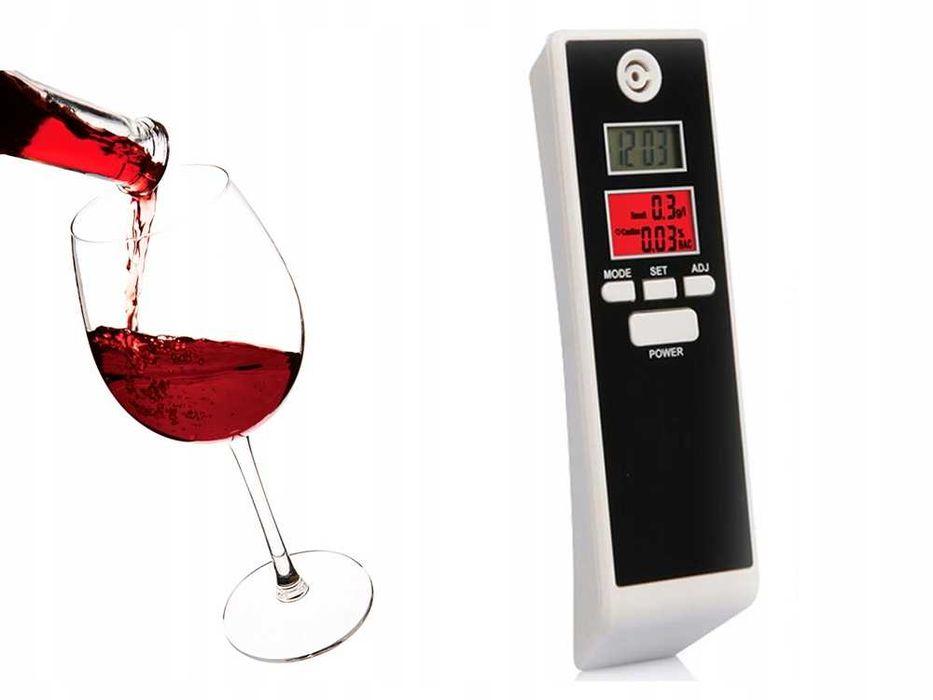 Alkomat BEZUSTNIKOWY KIESZONKOWY Precyzyjny. Super PREZENT. Termometr