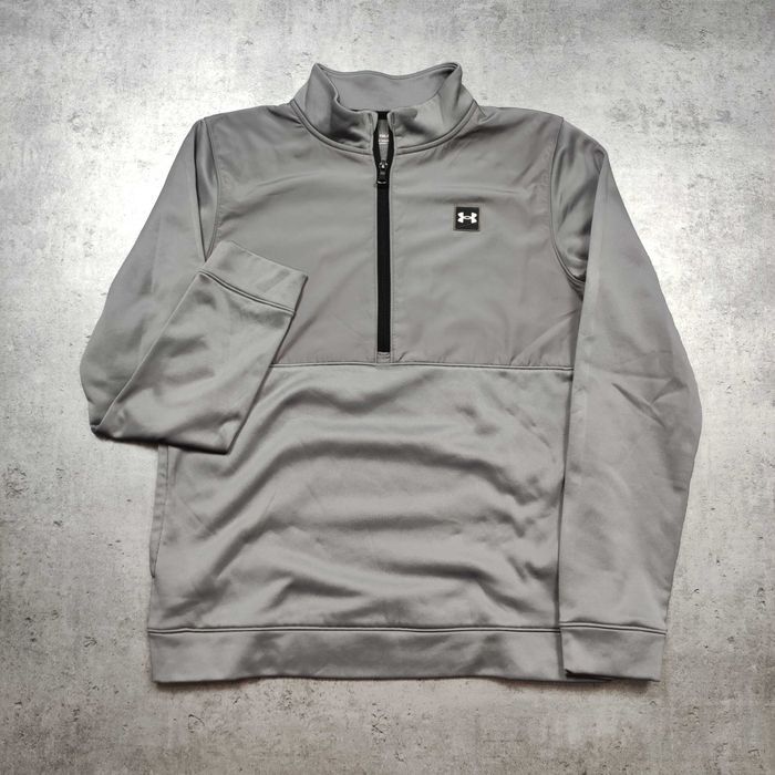 MĘSKA Bluza PREMIUM Sportowa Suwak Stójka Siłownia Under Armour Logo