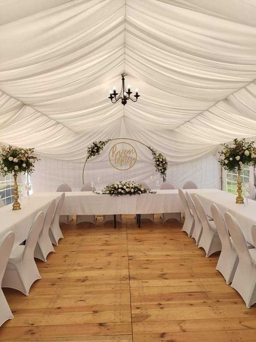 Wynajem namiotów, podłóg i wyposażenia, wesela, komunie festyny