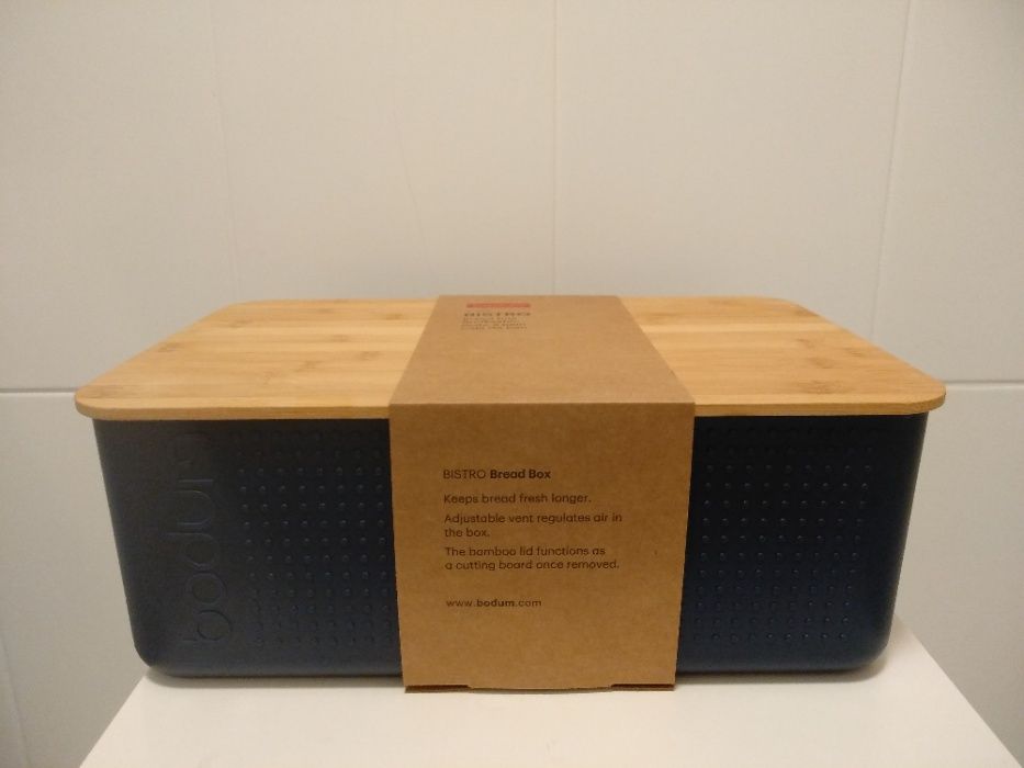 BODUM | BISTRO Caixa de pão, grande, como novas