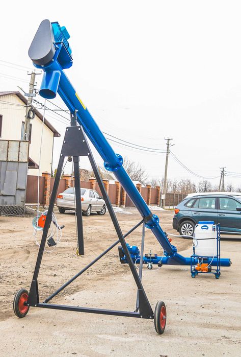 Шнек 159 мм 4 м для зерна кукурудзи сої соняшника | навантажувач, транспортер, конвеєр зерновий