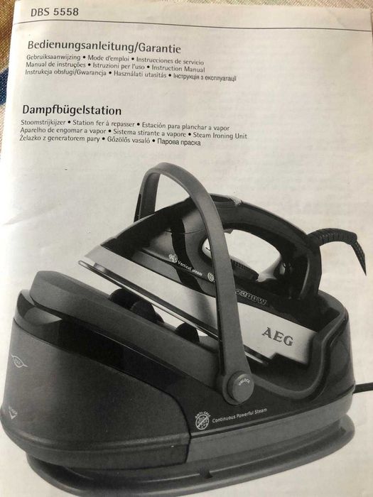 Ferro engomar com caldeira