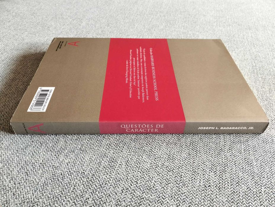 Livro "Questões de carácter" de Joseph L. Badaracco, Jr