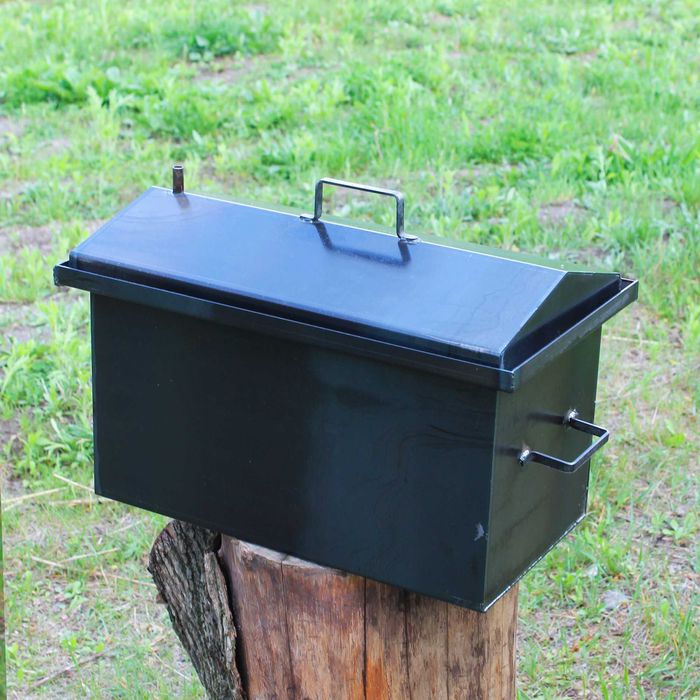 Коптильня SHOP-PAN зі сталі 2 мм, Коптильня горячего копчения