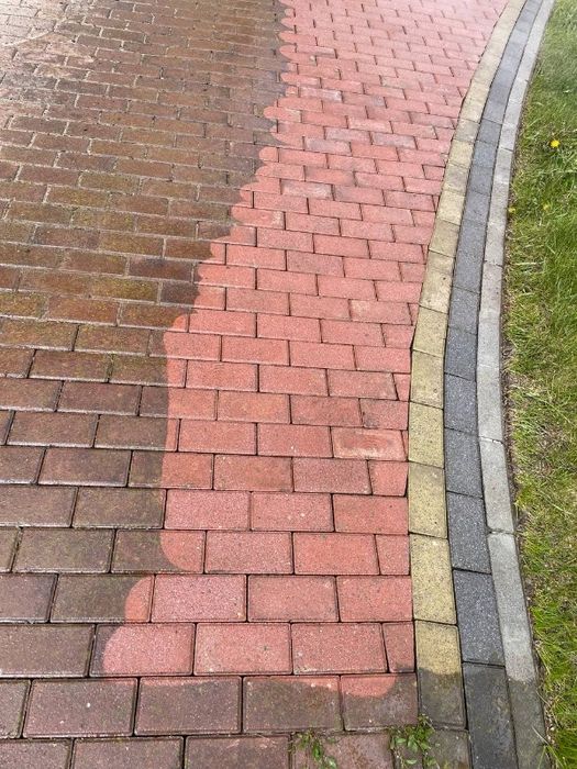 mycie kostki brukowej