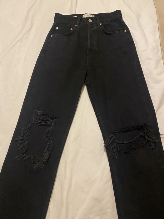 Calças Pretas Rasgadas
