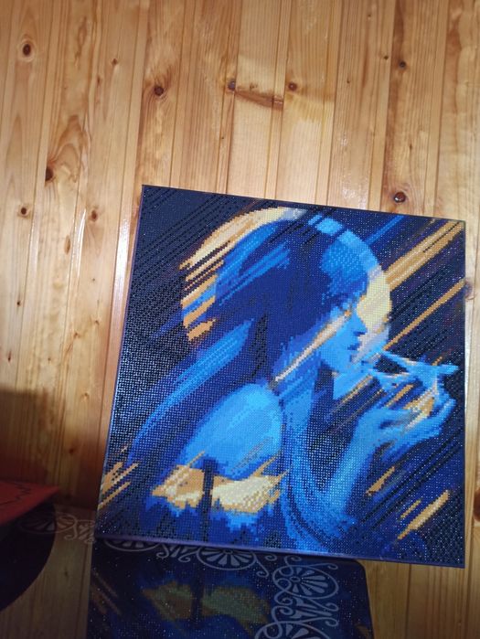 Діамантова мозаїка, ручна робота, 40×40