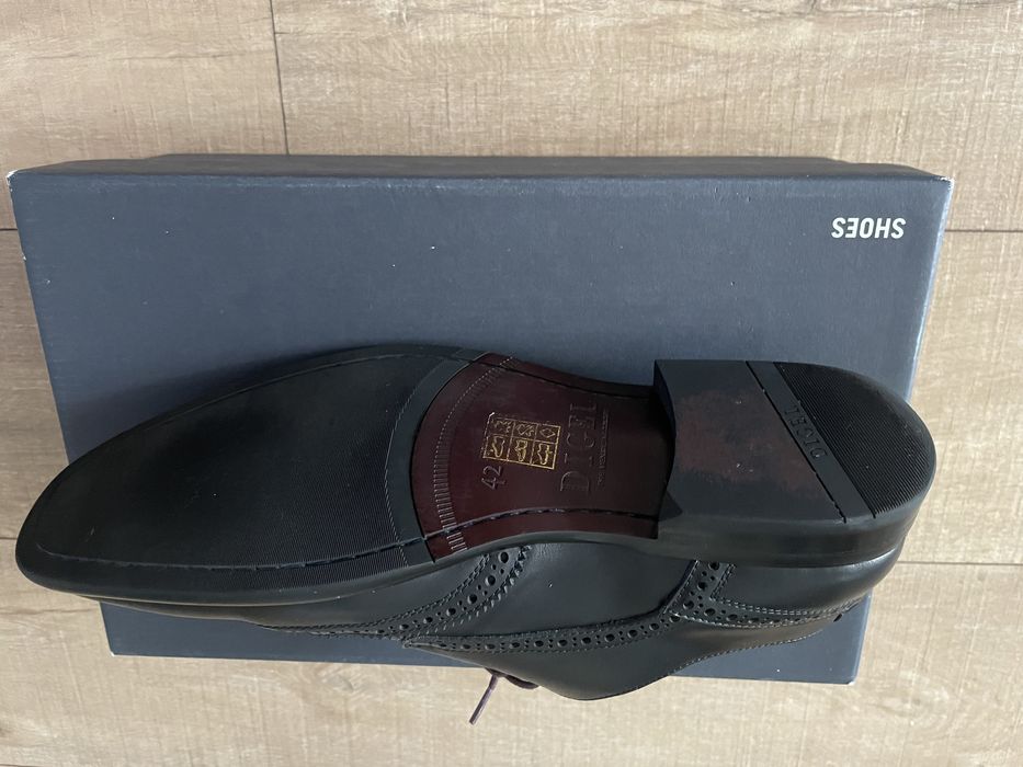 Buty skórzane - brogsy Digel