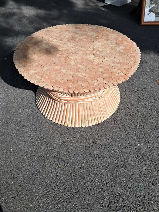Mesa do centro em bambo