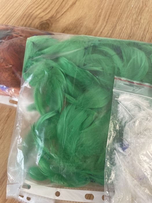 Zestaw piorek do rękodzieła