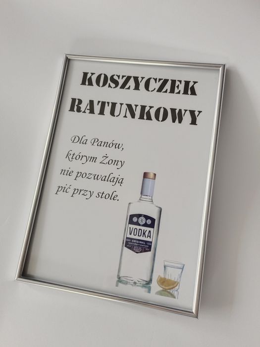 Koszyk ratunkowy męski wesele impreza