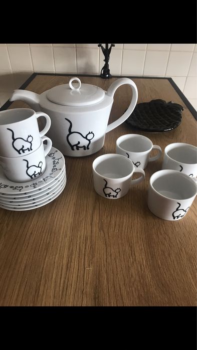 Conjunto de Chá do Gato Preto