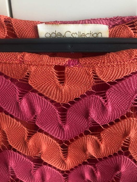 Vestido em malha com padrão, marca Ode Collection (M)