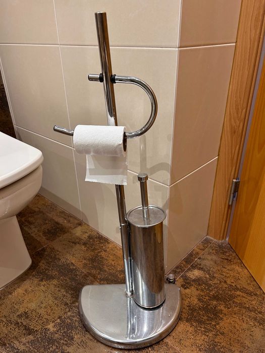 Suporte papel higienico e piaçaba