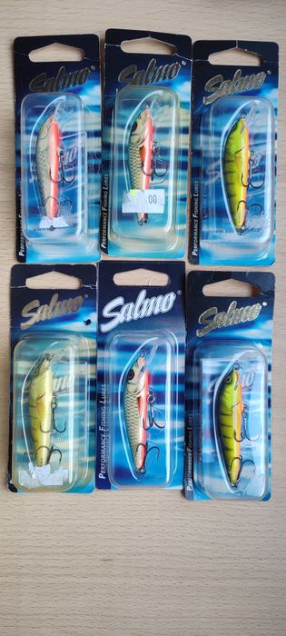 Zestaw woblerów Salmo Minnow 6f i 6S nowe
