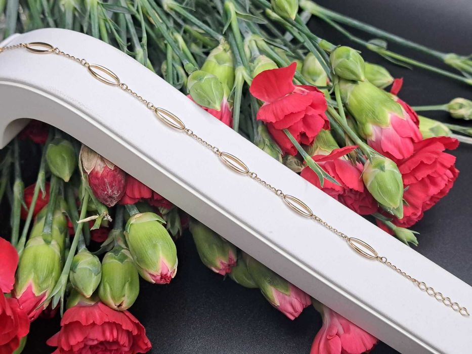 NOWA ZŁOTA BRANSOLETKA 2,01 GR. próba: 585 Komis Redi