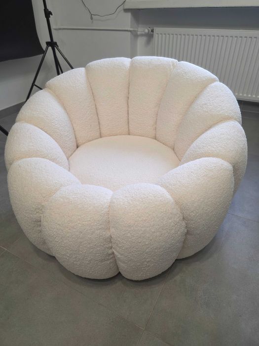 Fotel wypoczynkowy Gaspar kremowy