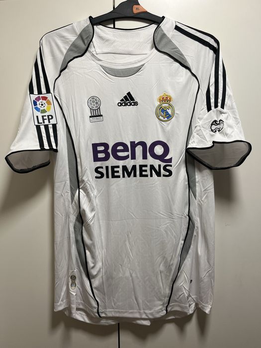 Real Madrid Raúl 7 BenQ Siemens Adidas LFP Retro Vintage XL XXL