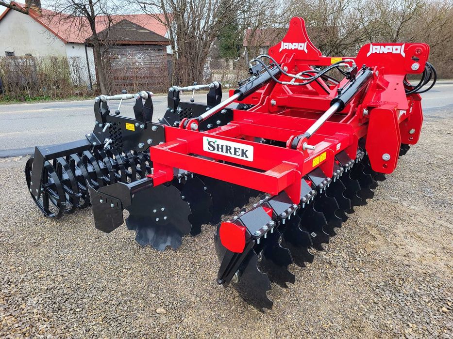 BRONA TALERZOWA JANPOL ciężka/ 4m/5m 4 siłowniki/ wał daszkowy fi600