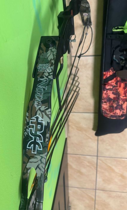 Mocny Łuk Bloczkowy PSE Game Sport Nova + Strzały Akcesoria futerał