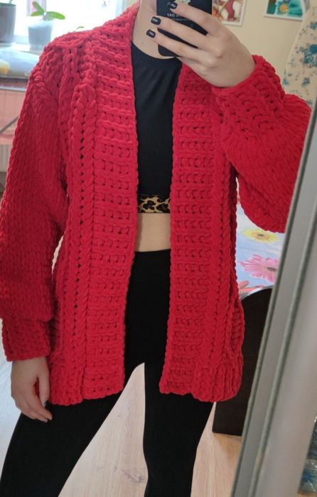 Плюшевий кардиган