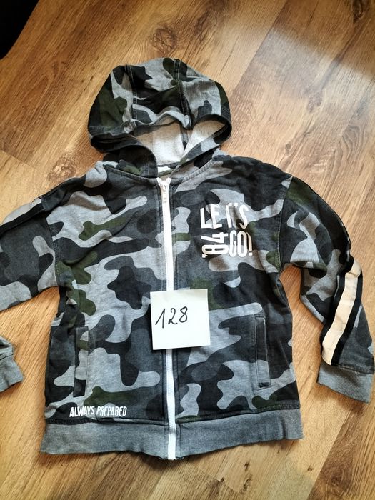 Bluza z kapturem moro