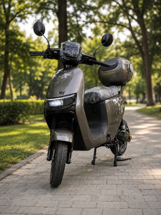 FADA N9 1200W 25Ah Сріблястий | Електроскутер Електробайк До 60 км/год