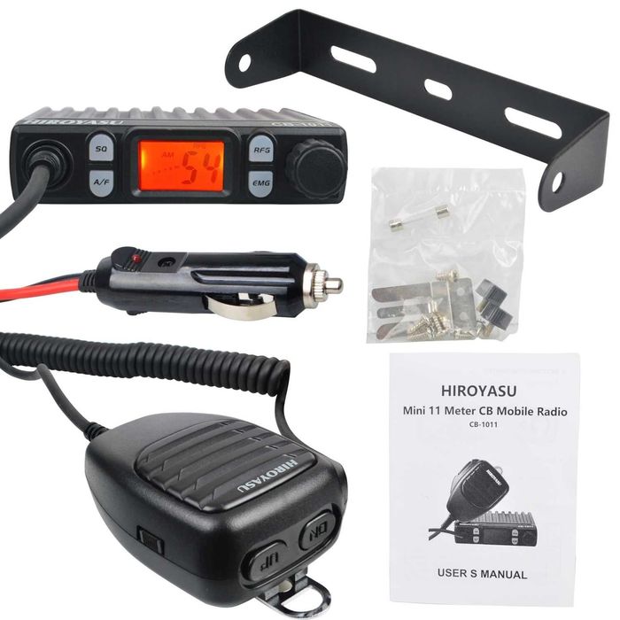 CB радиостанция 27 МГц. HIROYASU CB-1011 + Антенна.