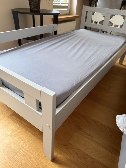 Ikea łóżko Kritter szare stan bardzo dobry