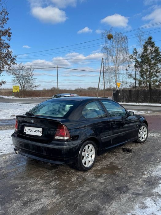 BMW E46 1.8 LPG*Compact*RWD*ZdrowaBlacha*Zadbany*MalyPrzebieg*Zamiana