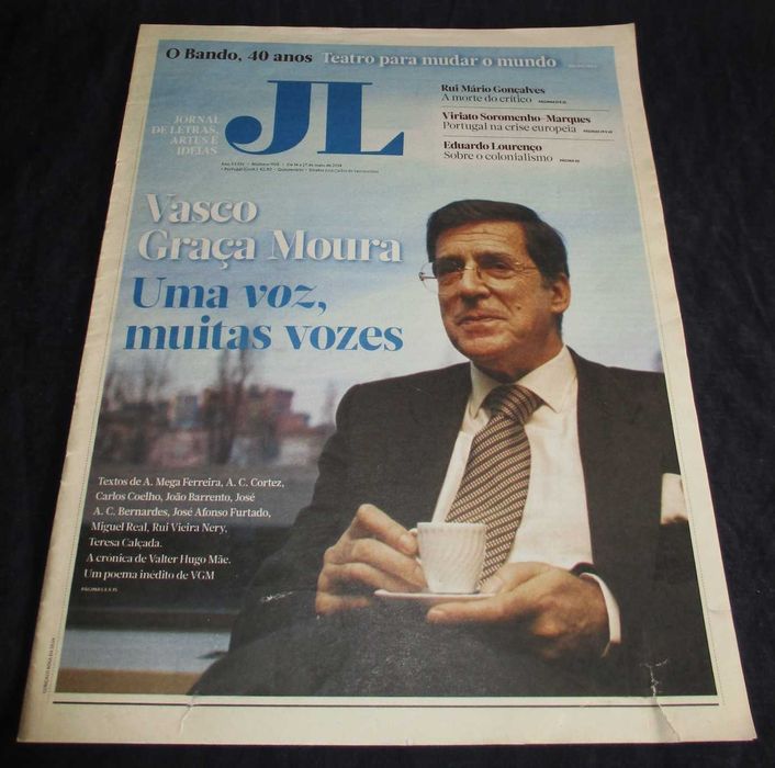 Jornal de Letras Artes e Ideias Vasco Graça Moura Uma voz muitas vozes