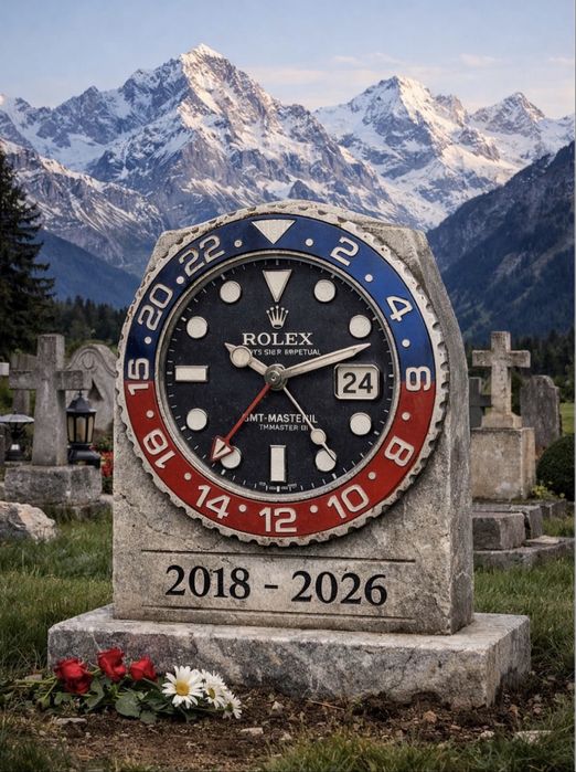 Rolex GMT-Master II Pepsi — гибридная модель (Frankenwatch)