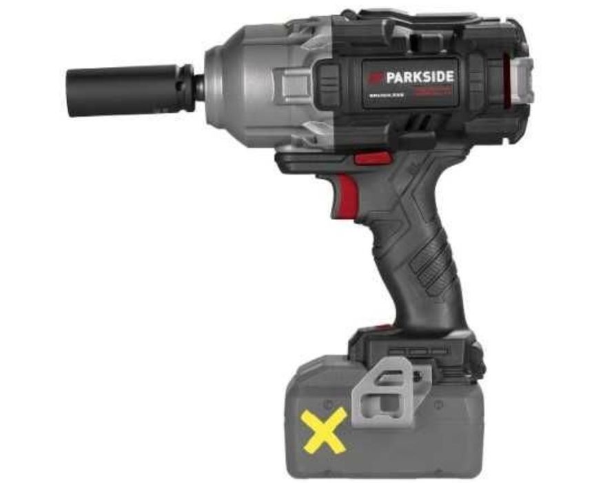 Chave de Impacto "A Besta" 1356Nm Parkside Performance