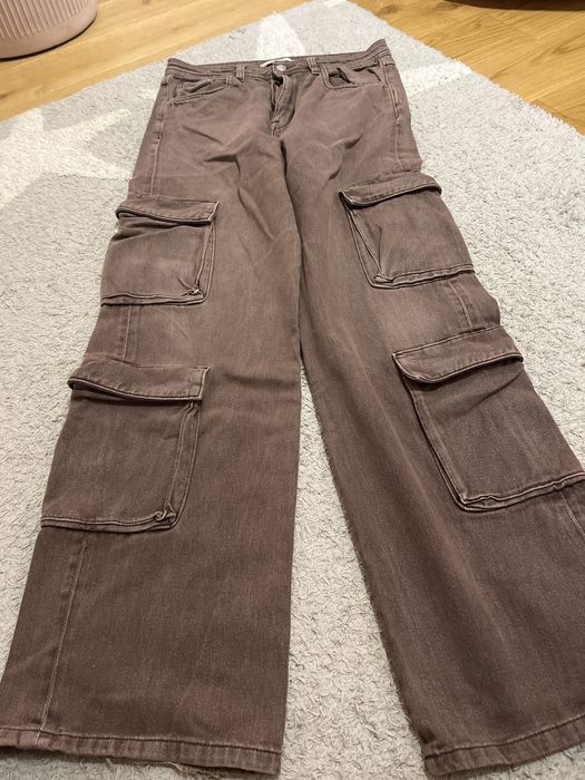 Croop Spodnie brazowe Denim  Rozmiar 38 M