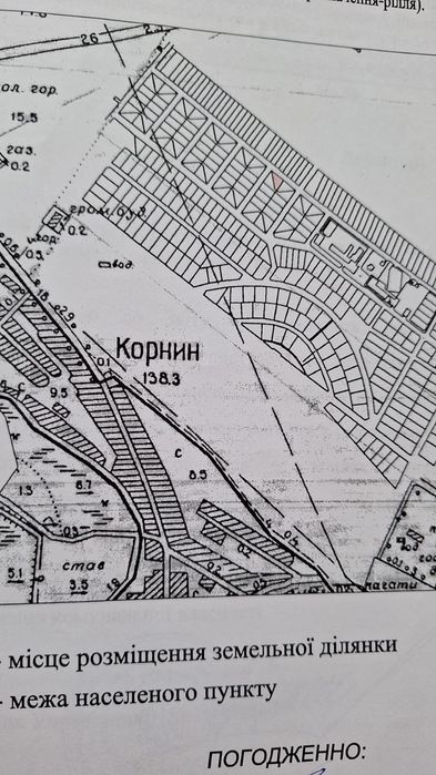 Ділянка під забудову.