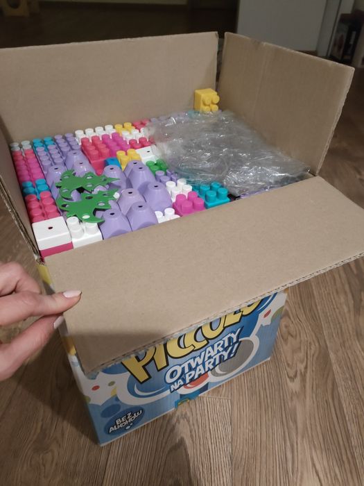 XXL Building blocks klocki konstrukcyjne mix Wader ponad 1000el.